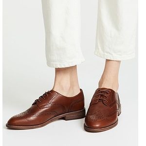 NWOB Madewell Juliette Oxford Dark Chestnut Sz 6.5